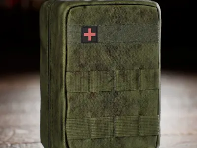 IFAK Individual First Aid Kit Free low-poly 3D model