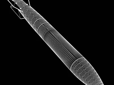 B61 Nuclear Bomb 3D model