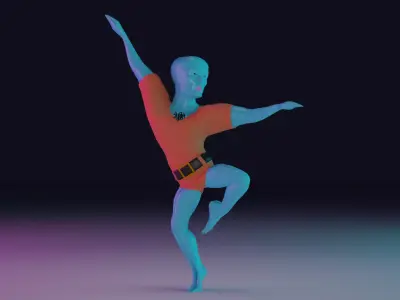 Handsome squidward 3D model