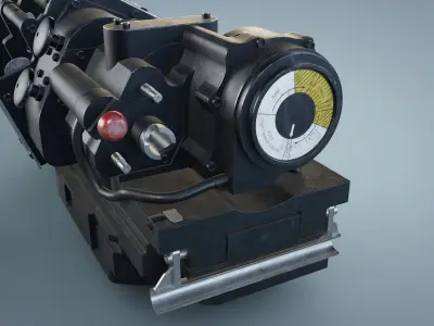 M242 Bushmaster Chain Gun 3D model