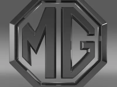 MG Logo 3D model