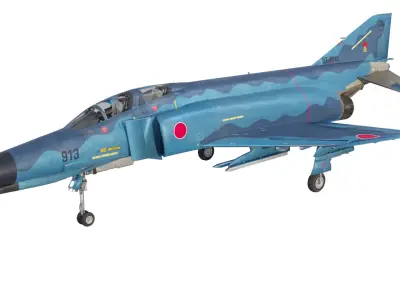 F4 Phantom II Fighter Jet 3D model