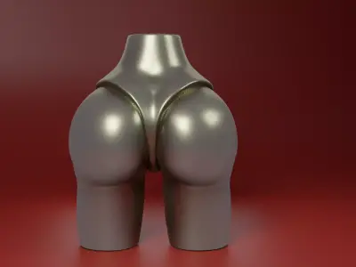 BUTT decoration Free 3D print model