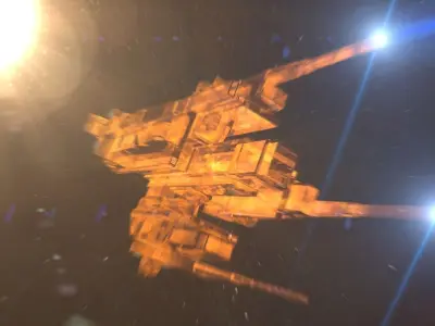 Alien capitalship  3D model