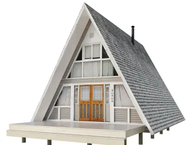 Forest houses 3D model