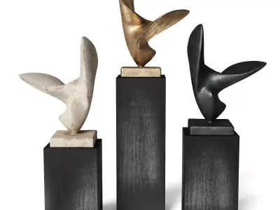 Bird wings figure 3D model