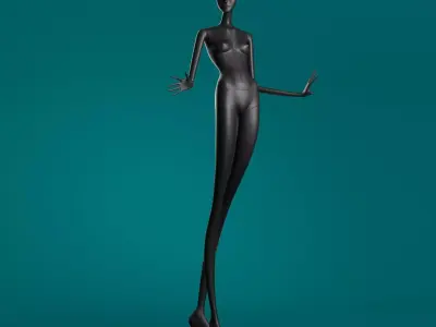 Mannequin 603 coll60 3D model
