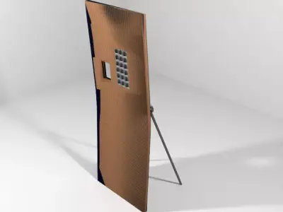 Personal Armor Shield - Medieval Pavise 3D model