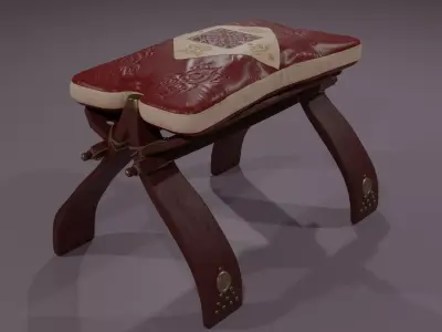 Egyptian stool Free 3D model