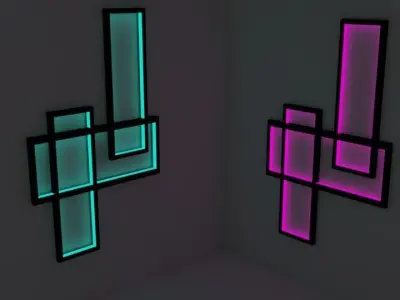 Wall Lamp Free 3D model 5