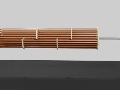 Heat Exchanger - Full Detail 3D model