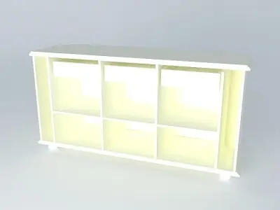dresser sideboard with drawers Free 3D model