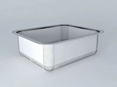 Sink Reginox Chicago 600x500 mm Free 3D model