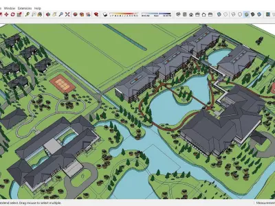Sketchup Hotel K4 3D model
