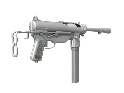 M3A1 Grease Gun 3D model