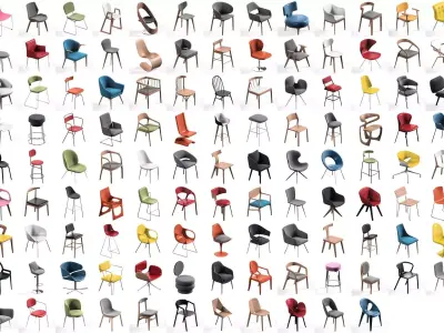 Chair Mega Pack collection 115x 