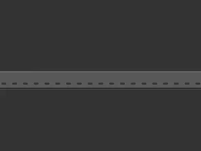 Cable Tray 225mm x 3000mm TYPE2 3D model