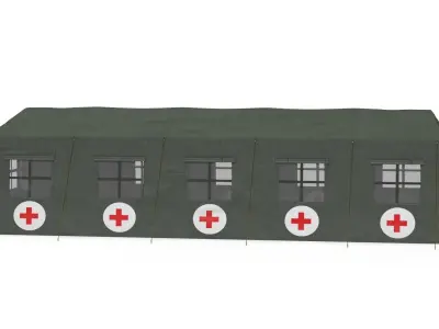 Military Medical Tent 3D model