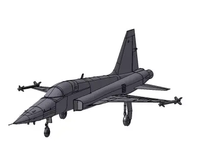 F5 Northrop scaled 3D print model