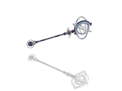 Time Scepter Low-poly 3D model