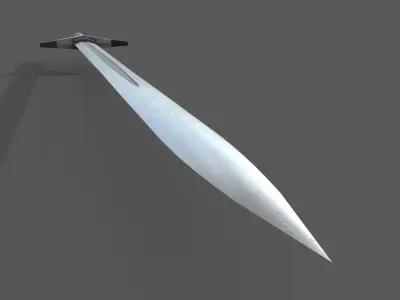 Two-handed sword 3D model purchase
