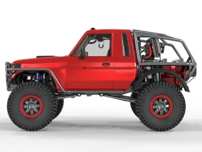 Toyota Land Cruiser S71 Rally Edition Pro Deluxe 2005 3D model