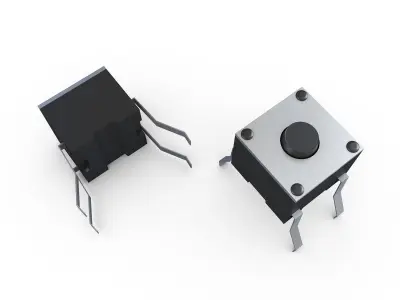 Tactile Push Button 3D model