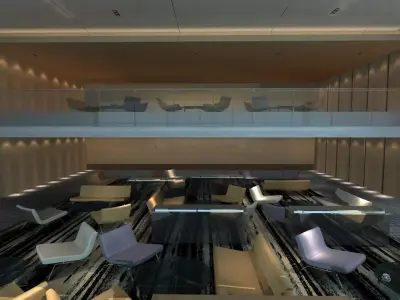 Lounge Hall Free 3D model