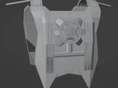 My MK-27 V2 Chest Piece 3D model