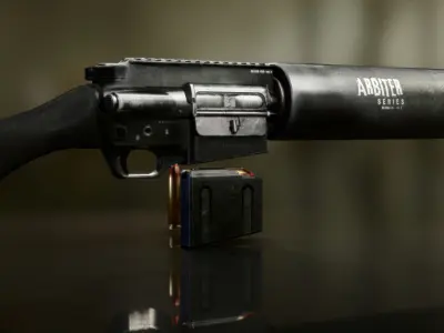 Arbiter 450 Bushmaster - Sawed off AR Low-poly 3D model