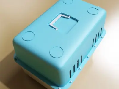 Pet Carrier High Detailed 3D model