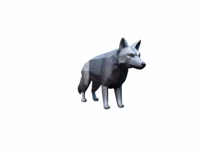 The Wolf Is A Powerful Intelligent Predator 3D model
