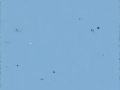 Mystical Ice Fox Spirit 3D Model Low-poly 3D model