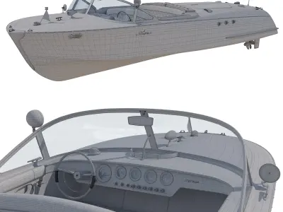 Boat Riva Ariston Marietta 3D model