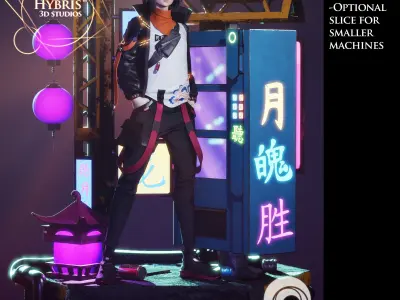 DRAGON BALL CYBERPUNK COMMERCIAL PACKAGE B 3D print model