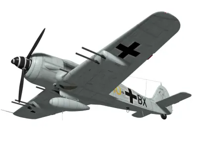 Focke Wulf Fw190 A8 R11 3D model
