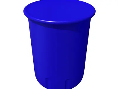 Blue Oil Filter 57 3D model