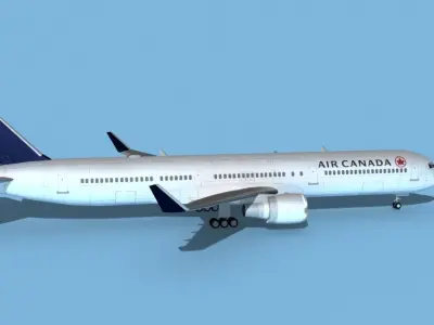 Boeing 767-400 Air Canada 2 3D model