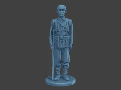 German soldier ww2 G1 000 Free 3D print model