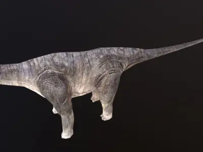 Brachiosaurus dinosaur Low-poly 3D model