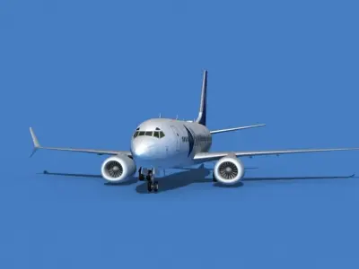 Boeing 737 MAX 7 ANA Business Jet 3D model