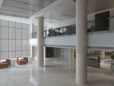 Bank Service Hall 3D model