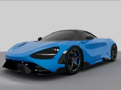 Mclaren 765 LT 3d model Free 3D model