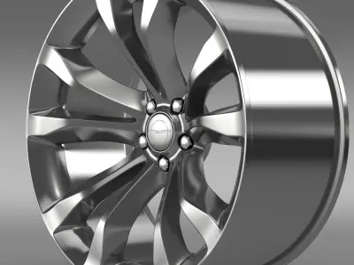 Chrysler 300C Platinum 2015 rim 3D model