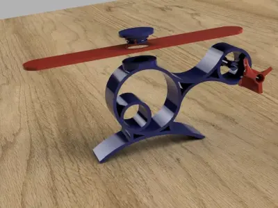 Helicopter child 3D print model