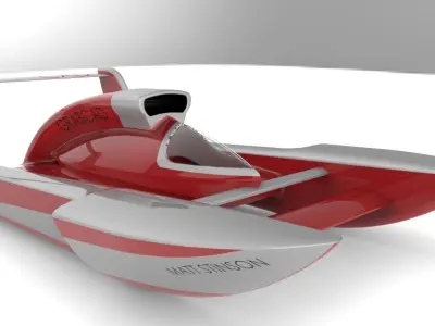 Unlimited hydroplane Free 3D model