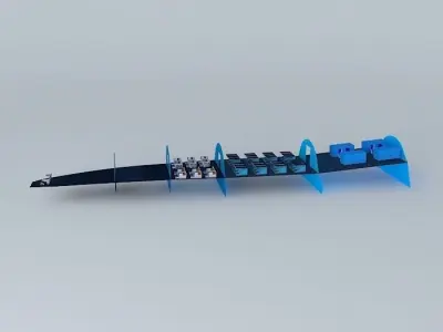 R-Jet Dynamics Eco-Liner Interior Free 3D model