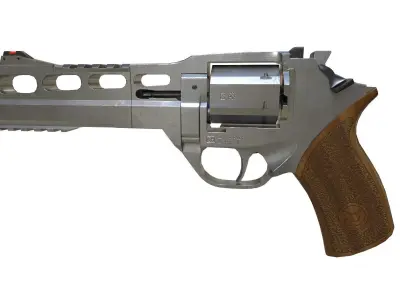 Revolver Rhino Low-poly 3D model