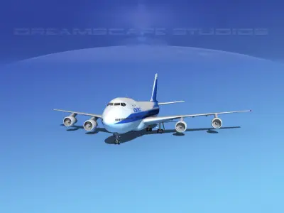 Boeing 747-100 Jumbo Jet El Al 3D model