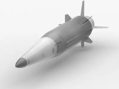 Kinzhal Kh-47M2 Low-poly 3D model